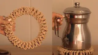 DIY POSA OLLAS  MUY FACIL EN MACRAME 🥘