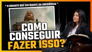 DAVI E O GIGANTE GOLIAS | DERRUBANDO GIGANTES EM 2026 | PREGA&Ccedil;&Atilde;O - J&Eacute;SSICA BARROS 