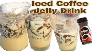 Coffee Jelly Drink | Iced Coffee Jelly | How to make Coffee Jelly Drink