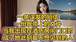 一条误发的短信，一份我带上的文件。当我出现在酒店房间门口时，成了她此刻最不想见到的人