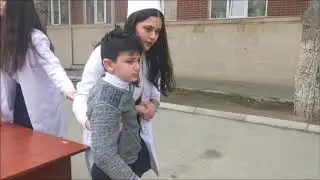 281 nömrəli tam orta məktəbdə Mülki Müdafiə günü.