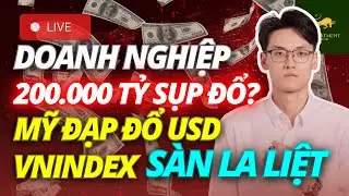 Doanh nghiệp 200.000 tỷ nhận tin xấu, Mỹ đạp đổ USD - INDEX sàn la liệt | Chứng Khoán Hôm Nay