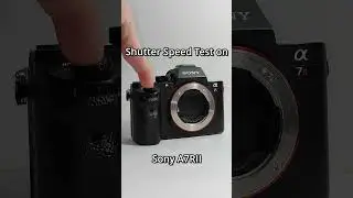 How fast is the shutter on the Sony A7RII?