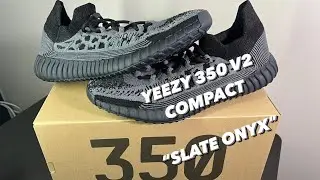 ADIDAS YEEZY 350 V2 COMPACT SLATE ONYX SHOE REVIEW ON FOOT! THESE HANDS DOWN MOST COMFORTABLE SHOES!