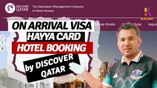 How to Book Discover Qatar Hotels for Visa on Arrival | Hayya Card | Qatar tour visa 2024 /kazmitv