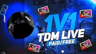BGMI 1V1 LIVE CUSTOM ROOM Fight | TDM CHALLENGE | WHO CAN Beat Me 🏴&zwj;☠️💀