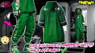 GTA 5 ONLINE HOW TO GET GREEN JOGGERS MODDED OUTFITS! TRANSFER GLITCH! (Gta 5 Clothing Glitches)