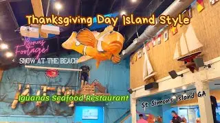Thanksgiving Day Dinner | Iguanas Seafood Restaurant | Snow On The Beach