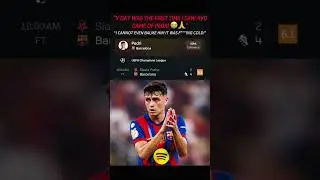 We hope he recovers fast from injury | PEDRI #pedri #fcbarcelona #footballfans #viral #trendingnow