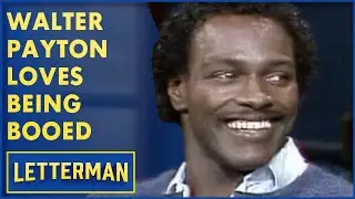 Walter Payton Is Fueled By The Haters | David Letterman