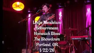 Leslie Mendelson - Subterranean Homesick Blues - The Showdown, Portland, OR  1/22/26