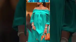 Mod&egrave;le chic robe  en satin de soie