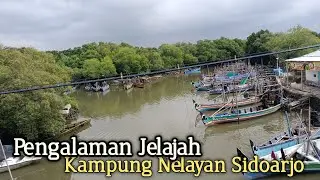 Suasana Pasar Ikan Di Kampung Nelayan Daerah Sedati, Sidoarjo