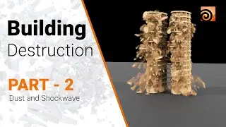 Building Destruction and Dust Tutorial - Part 2 | Houdini