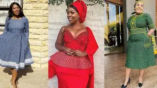 Shweshwe dresses 2024|| Elegant Dresses & Fashionable Designs for Fashion Rockers to look out for
