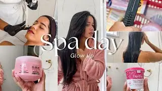 SPA DAY COMPLETO 🧖🏼‍♀️ rotina capilar, depilação, peeling facial, compras de farmácia