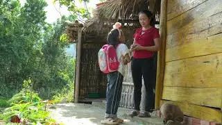 Adventure in the mountains harvesting bananas of a resilient mother | chuc ha diep