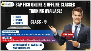 Class 9 | Best SAP FICO Training Online & Offline Classes Available | Call: 9014629911