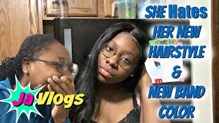ОНА НЕНАВИДИТ СВОЮ НОВУЮ ПРИЧЕСКУ И ЦВЕТ ГРУППЫ! | Семейные видеоблоги | JaVlogs