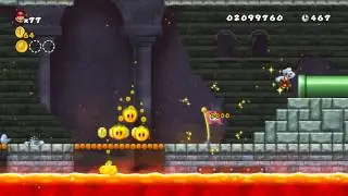 Newer Super Mario Bros. Wii - B-Fortress - Formidable Fortress - Star Coins