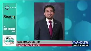 Akron Mayor Shammas Malik and Ray Horner on the Akron Innerbelt on The Ray Horner Morning Show