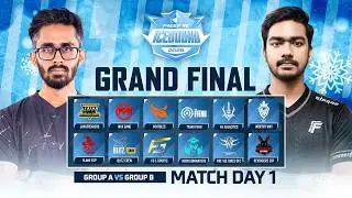 [🔴LIVE] GRAND FINAL DAY 1: A vs B - 80K BDT PRIZEPOOL | FREE FIRE : ICEBOUND 2025