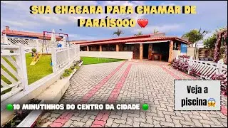 ESSE PARA&Iacute;SO CHAMADO DE CH&Aacute;CARA 1000 m2 PISCINA SPA AQUECIDO OPORTUNIDADE PERTO DE VOC&Ecirc; VER AGORA😍