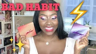 Bad Habit After Glow Palette & After Charge Palette Review/ Demo | Miami Heat 🔥
