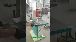 Hungary Client's Radiator Cutting Machine (Band Saw) For Scrap Radiator Recycling#radiatorrecycling