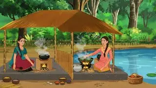 In-laws house of two unique daughters-in-law | Hindi Story | Hindi Moral Stories New | Cartoon St...