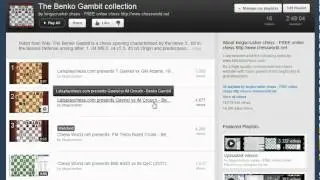 Chess World.net: The Benko Gambit Playlist collection (Chessworld.net)