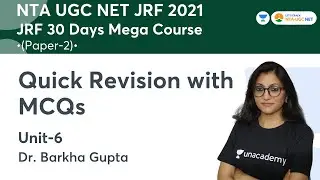 Quick Revision with MCQs | Management | NTA UGC NET-JRF 2021 | Barkha Gupta