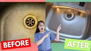 How to Clean Acid Stains from a Stainless Steel Sink (Pro Method)✨