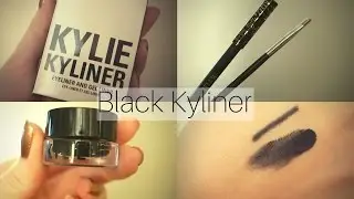 Kylie Cosmetics Black Kyliner Swatch | TheBeautyJournals