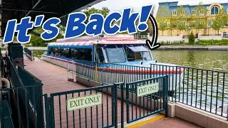 Friendship boats coming back?? Finally...Fountain Dining