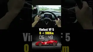 Vinfast VF 5 tăng tốc từ 0 đến 100km #vinfast #vf5 #otodien #shorts