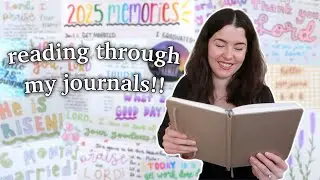 Читаю записи из дневника за ЦЕЛЫЙ ГОД!!🌈 | Итоги 2025 года (список воспоминаний и моментов) | Вед...