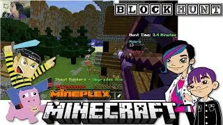 Minecraft - Block Hunt Hide n Seek with Gamer Chad Alan - Mineplex Server