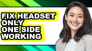 How to Fix Headset Only One Side Working - Step by Step