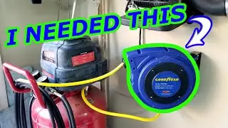 GOODYEAR AIR HOSE REEL INSTALLATION [I NEEDED THIS!!!]