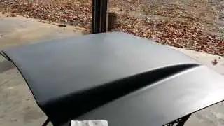 How to paint a fiberglass hood part 1