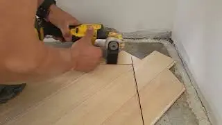 Detaliu decupare si indepartare parchet la colturi