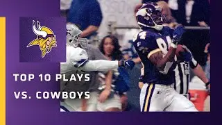 Minnesota Vikings All-Time Top 10 Plays vs. the Dallas Cowboys | NFL Throwback