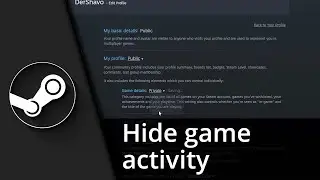 Steam Hide Game Activity | How to hide game activity in Steam ✅ Tutorial