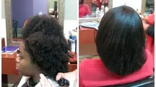 Straightening 4C Natural Hair: Light Press!