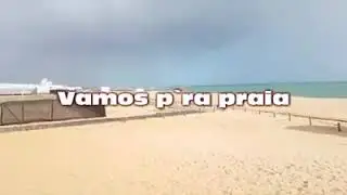 Orlando vitinho na praia de quarteira