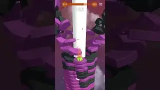 Stack Ball 314 PERFECT RUN🔥