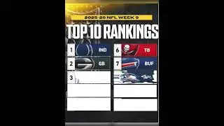 2025 NFL WEEK 9 TOP 10 Power Rankings #nflteams #nfl2025 #nfl #nflrankings
