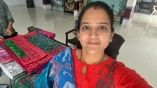 RAJKOT PATOLA SAREE SHOPPING VLOG|#telugu #trending #youtube #vlog #2025 #bunnuandme