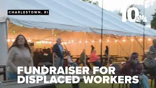 Dozens gather to support fire-displaced workers